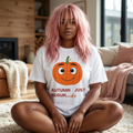 Pumpkin Smile Tee — "Autumn Just Begun" Cozy Fall T-Shirt