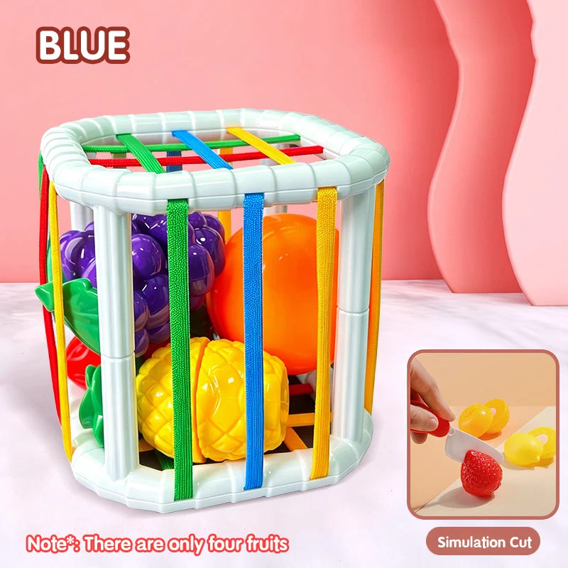 Baby Montessori Learning Educational Toys Colorful Shape Blocks Sorting Game For Children Bebe Birth Inny 0 12 Months Toy Gifts