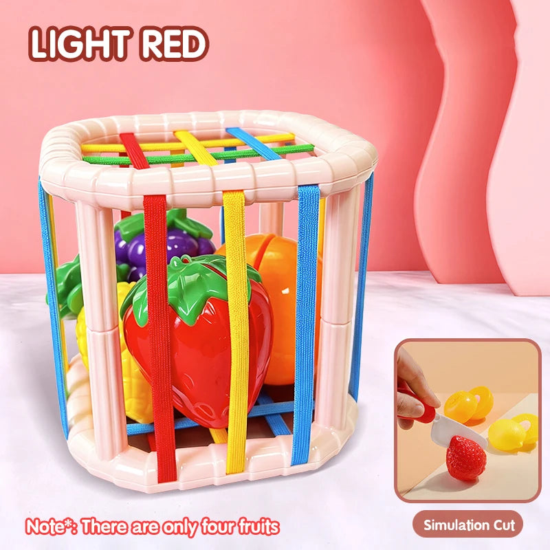 Baby Montessori Learning Educational Toys Colorful Shape Blocks Sorting Game For Children Bebe Birth Inny 0 12 Months Toy Gifts