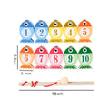Kids Wooden Fishing Game Toys Gifts Early Education Alphabet Numeric Cognitive Toys Children Interactive Games Toys for Gifts